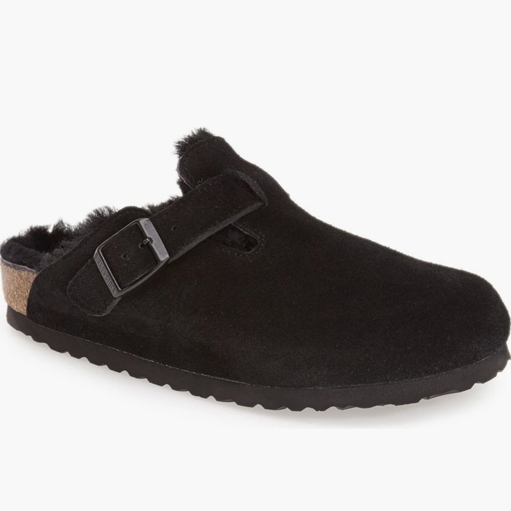 BIRKENSTOCK BOSTON genuine shearling lined clog (women)